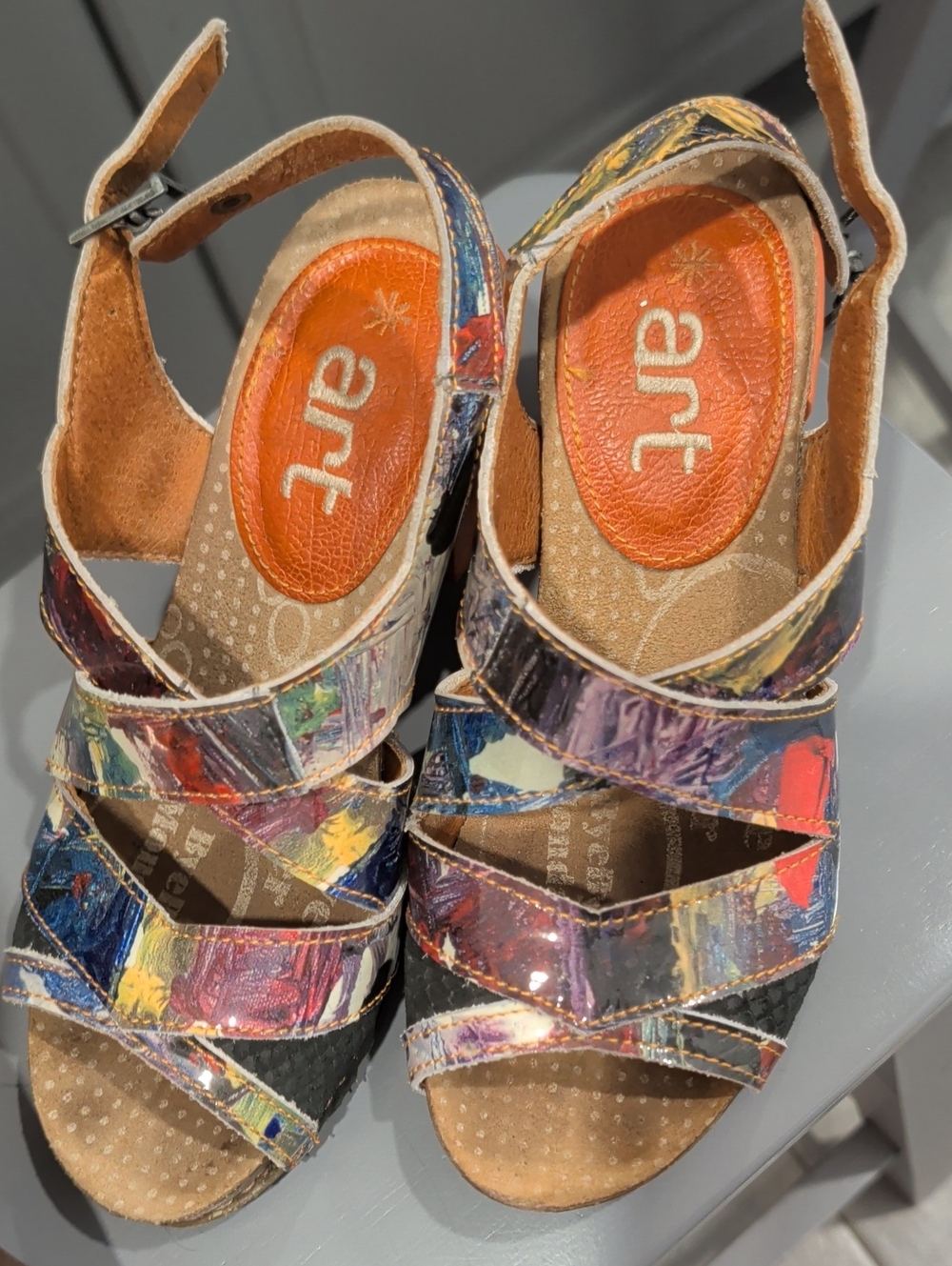 The Art Company Byebye Suela Multicolor Shoes Made In Spain Size 5.5